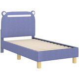  Okvir kreveta za malu djecu s naslonom Traper plava 70 x 140 cm | shoptok.hr