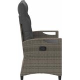  Vrtna klupa s jastukom Siva i tamno siva 105 x 60 x 112 cm | Eponuda.com