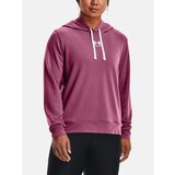 Under Armour Sweatshirt Rival Terry Hoodie-PNK - Women Cene