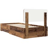  Krevetna konstrukcija Staro drvo 90 x 200 cm Konstruirano drvo Smeđa 203 x 93 x 90 cm | Shoptok.si