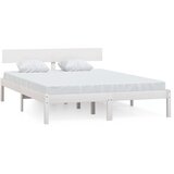 Furnova Posteljni okvir bel iz trdne borovine 140x200 cm, (21938632) | Shoptok.si