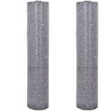 vidaXL Neklizajući lakirni flis 2 kom 2532 cm 220 g/m² sivi | shoptok.hr