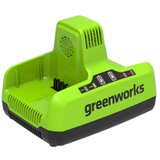 GREENWORKS 60V Akkusystem Punjač s dva USB priključka G60X2UC6 (Namijenjeno za: Sve 60 V baterije) + BAUHAUS jamstvo 5 godina na uređaje na električni ili motorni pogon | shoptok.hr
