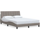 Maison Chic Posteljni okvir - Dvoposteljna postelja - Zakonska postelja brez vzmetnice taupe 140x190 cm blago-J12631, (21771671) | Shoptok.si