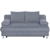 P & B ZOFA S POSTELJNO FUNKCIJO, siva tekstil, leseni material Cene