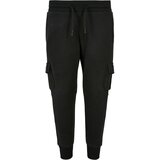 Urban Classics Kids Fitted Cargo Boys' Sweatpants - Black | shoptok.hr