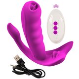 Javida Vibrator za v hlačke z jezičkom (R553115) | Shoptok.si