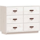 Maison Chic Komoda - Predalnik bela 100x40x75 cm trdna borovina, (21716155) Cene