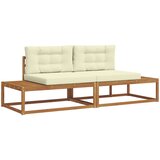  Set vanjskih sofa s jastukom Prirodna i krem | Eponuda.ba