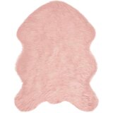 vidaXL Lažni Ovčji Tepih Ružičasta 80 x 119 cm Poliester | shoptok.hr