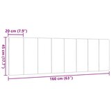 Jastuk za uzglavlje Hanko plavi 160 cm od tkanine | shoptok.hr