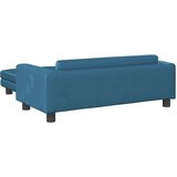  Krevet za pse s produžetkom plavi 100 x 50 x 30 cm baršunasti | shoptok.hr