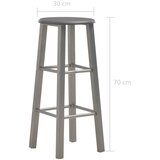 Barski stolci 2 kom antracit MDF | Eponuda.com