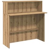  Sprejemna miza artisan hrast 180x50x103,5 cm inženirski les | Shoptok.si