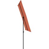  Vrtni suncobran s aluminijskim stupom 2 x 1,5 m terakota | shoptok.hr