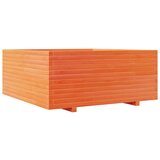 vidaXL vrtno cvetlično korito voščeno 110x110x49,5 cm trdna borovina, (21204397) Cene