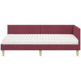  Kotni okvir postelje z matrico Drugo 2 pcs Siva blago, (5000123391) | Shoptok.si