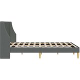  Krevetna konstrukcija Tamnosiva 137 x 190 cm Tkanina | shoptok.hr