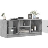 vidaXL TV ormarić sa staklenim vratima boja betona 102x37x42 cm | shoptok.hr