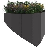  Ograda oko Travnjaka 100 x 45 cm Čelik Crna - Crna 1 | shoptok.hr