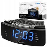 Moderna LCD elektronska FM radio budilka AUX črna Cene