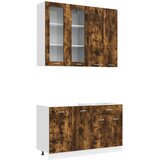  Kuhinjska jedinica LYON 4 kom. Dimljeni hrast Konstruirano drvo | shoptok.hr