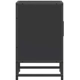  Noćni ormarić crni 40x31x50 cm Konstruirano drvo i metal | shoptok.hr