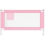  Sigurnosna ograda za dječji krevet ružičasta 140x25 cm tkanina | shoptok.hr