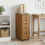  Gležnji kabinet s kolesom Medeno rjava 34 x 39 x 93,5 cm, (5000263233) | Shoptok.si