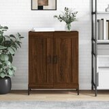 vidaXL Komoda rjavi hrast 69,5x34x90 cm inženirski les | Shoptok.si