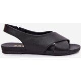 Zazoo Ladies leather sandals black 40407 | ePonuda.com