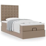  Otomanski krevet s madracem cappuccina 80x200cm umjetna koža | shoptok.hr