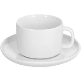 set skodelica za črno kavo Edge 90ml, 6 kos/ porcelan