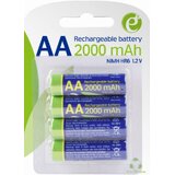 Gembird Rechargeable AA instant batteries (ready-to-use), 2000mAh, 4 pcs blister pack | shoptok.hr