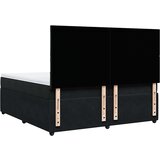  Krevet s oprugama i madracem crni 200x200 cm baršunasti | shoptok.hr