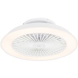 QAZQA Pametni stropni ventilator bel vklj. LED z daljinskim upravljalnikom - Deniz Cene