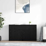  Komode 2 pcs Crni hrast 60 x 30 x 70 cm Konstruirano drvo | shoptok.hr