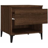  Bočni stolići 2 kom Smeđi hrasta 50x46x50 cm konstruirano drvo | Eponuda.com