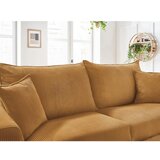 Bobochic Paris Senf žuta sklopiva sofa od samta 225 cm Augustin – | shoptok.hr