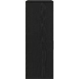 vidaXL Strani šal Črni hrast 79 x 38 x 80 cm Konstruiran les | Shoptok.si