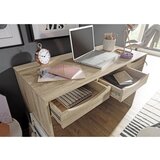 MID.YOU pisalna miza leseni material hrast sonoma | Shoptok.si