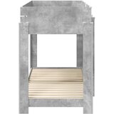 Krevet na kat za djecu Betonski sivi 75 x 190 cm | Eponuda.com