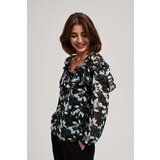 Moodo Shirt with ruffles and floral pattern | shoptok.hr
