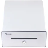 Cash Register Drawer for Point of Sale (POS) System, 4 Bill /4 Coin Compartments, Removable Coin Slots, RJ11 connector, Aluminum