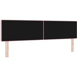  LED glava kreveta s LED trakama Ružičasta 180 cm Baršun | shoptok.hr