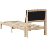  Krevetni okvir s tapiciranim uzglavljem Smeđa 75 x 190 cm | Eponuda.com