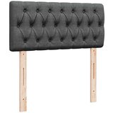 vidaXL Otomanski posteljni okvir z vzmetnicami siv 200x200 cm blago | Shoptok.si