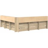  Krevet s policama sonoma hrast 180 x 200 cm Konstruirano drvo | shoptok.hr