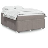 Maison Chic Box spring postelja - Vzmetna postelja z vzmetnico taupe 140x200 cm blago SL24319, (21879529) | Shoptok.si