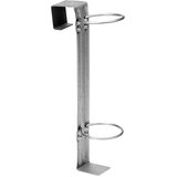 ich-zapfe Držalo za CO2 steklenico 2 kg, nerjavno jeklo, premer 160-210 mm, stenski nosilec z verigo, (5000216968) | Shoptok.si